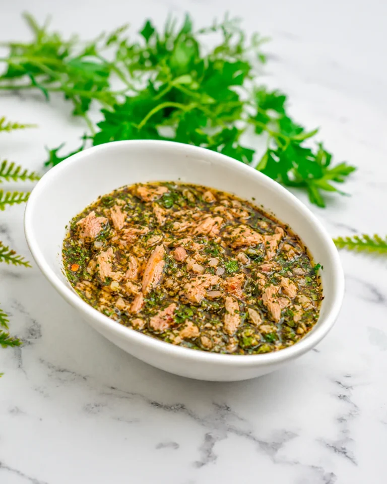 ATÚN EN SALSA DE CULANTRO Y LIMÓN